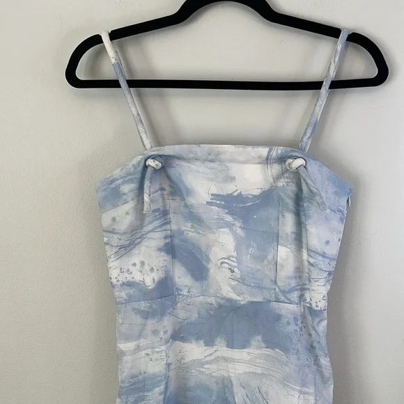 FOEMINA Alice Dress Cirrus Print Icy Blue - Picture 6 of 12